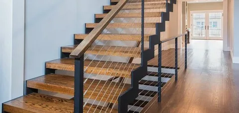 European White Oak Stair Tread Replacement